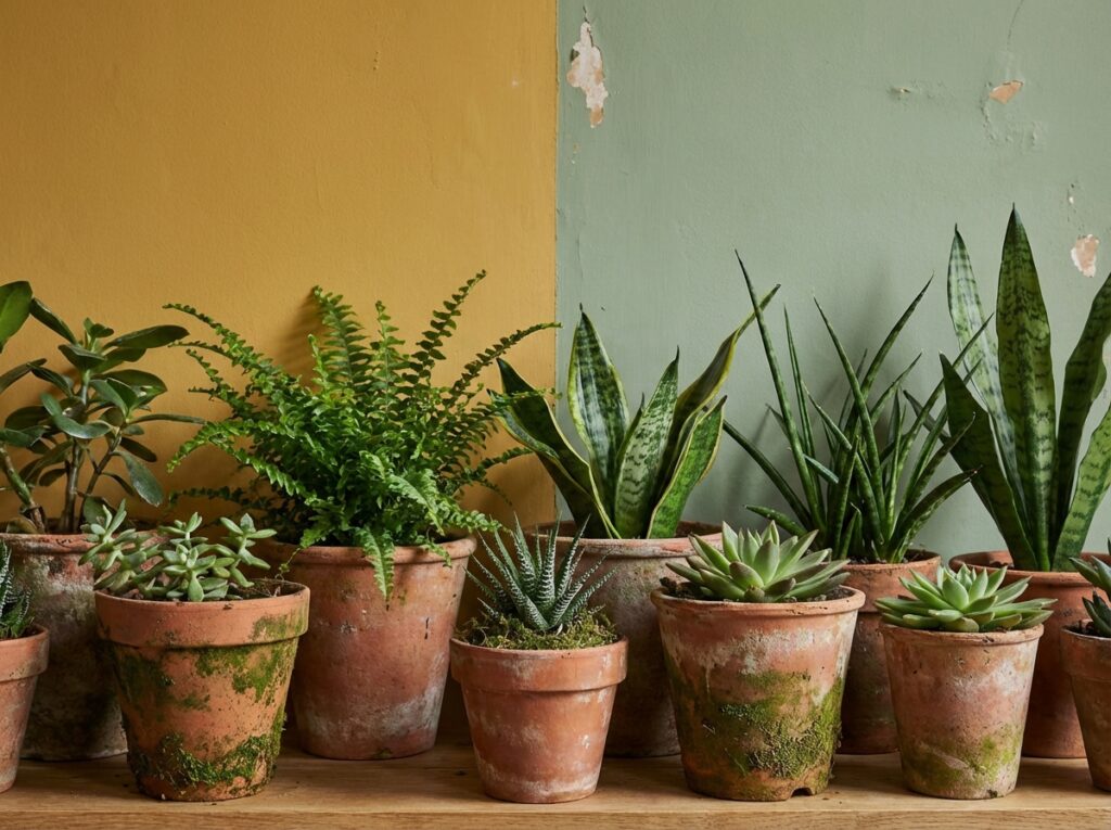 Terracotta pots with 202604081301