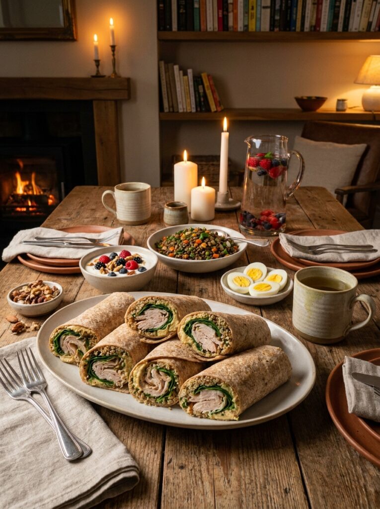 High Protein Turkey Spinach Wrap 15 Turkey Spinach Wrap 202604272121 2