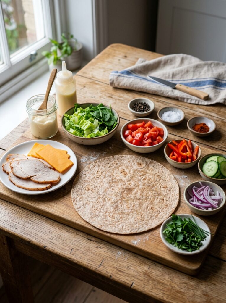 High Protein Turkey Cheddar Lunch Wrap: The Ultimate Quick and Healthy Meal 13 Turkey cheddar lunch 202604281922 1