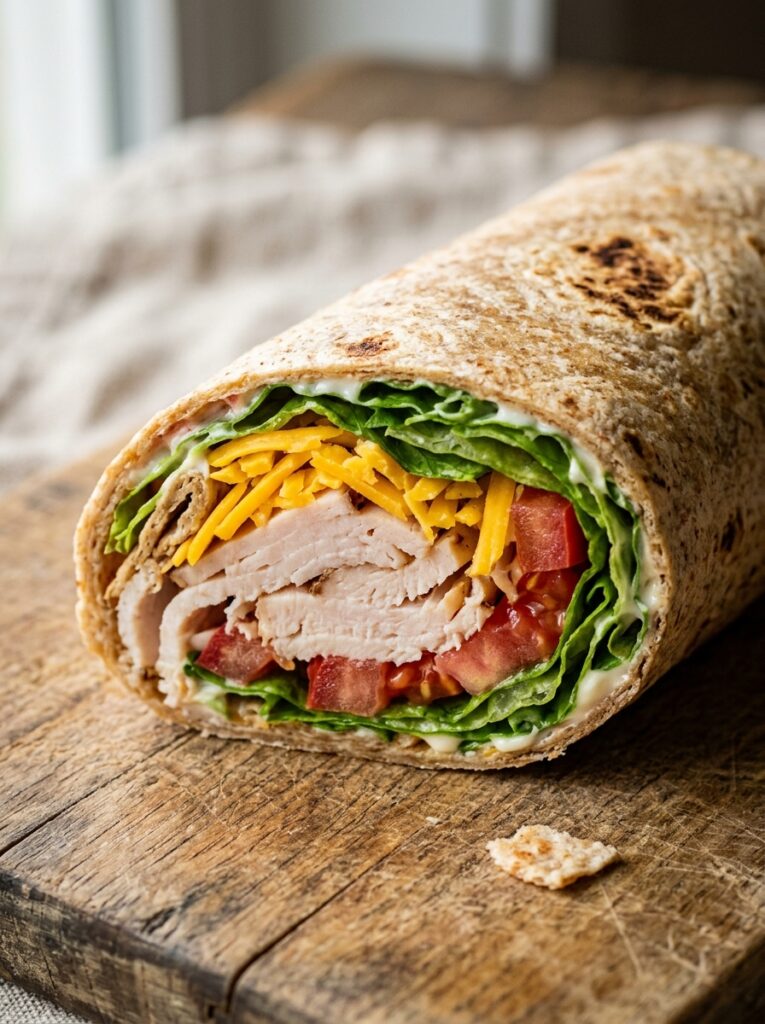 High Protein Turkey Cheddar Lunch Wrap: The Ultimate Quick and Healthy Meal 12 Turkey cheddar lunch 202604281922