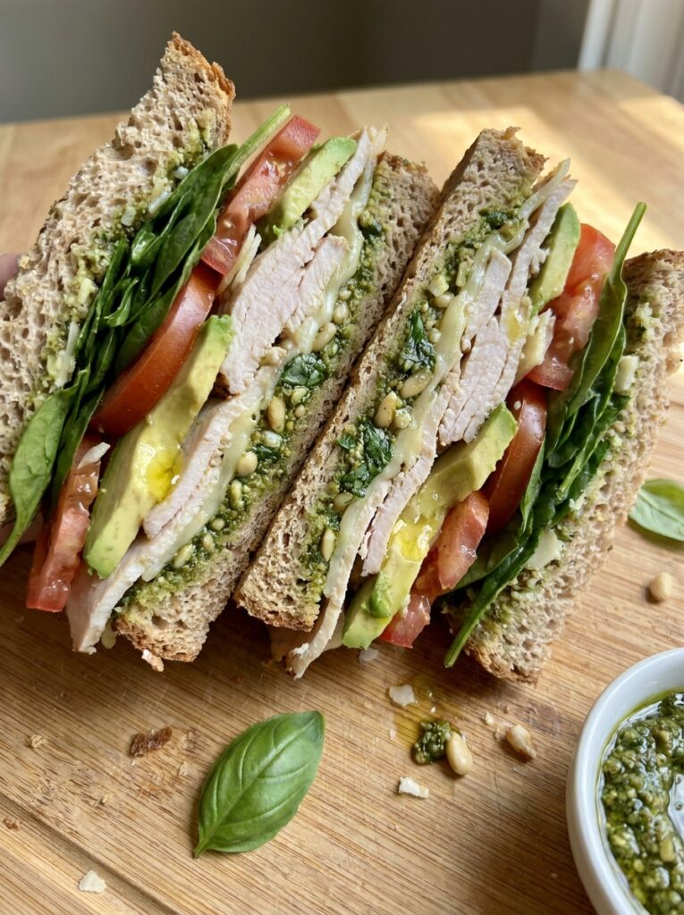 Turkey pesto sandwich 202604181807