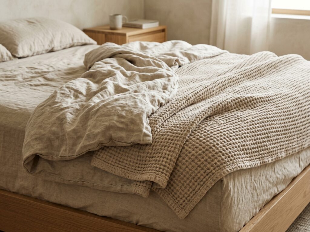 Wrinkled blankets on 202604091332