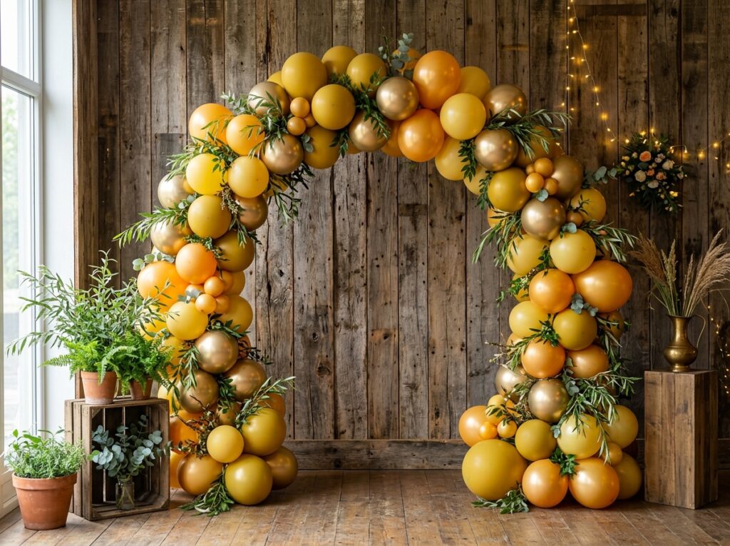 Yellow balloon arch 202604091314