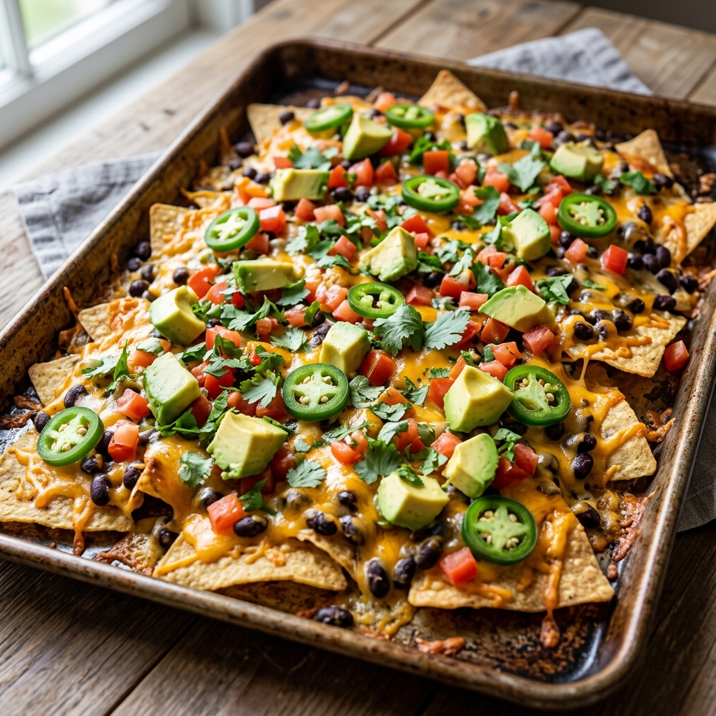 Home 3 Viral Sheet Pan Nachos Recipe