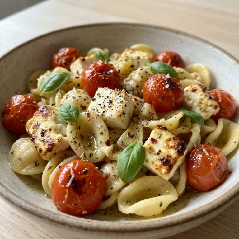 tiktok tomato feta pasta recipe