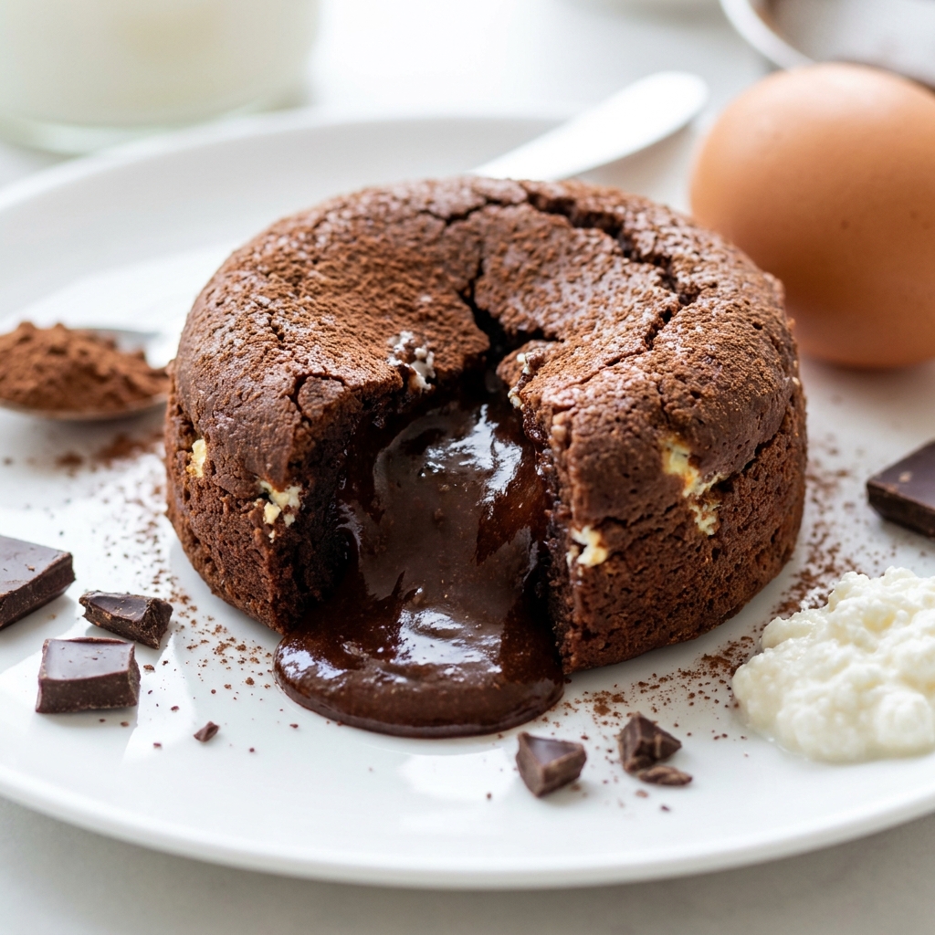 cottage cheese lava cake Recipe
