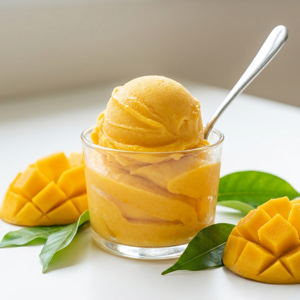 Ninja Creami Mango Sorbet Recipe: Homemade Frozen Tropical Treat 2026 12 Ninja Creami Mango Sorbet Recipe