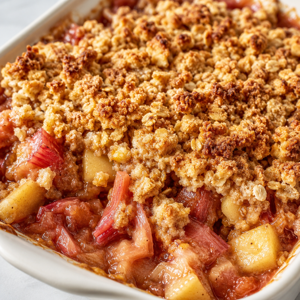 Rhubarb Apple and Ginger Crumble Recipe: Easy Homemade Dessert 2026 12 Rhubarb Apple And Ginger Crumble Recipe