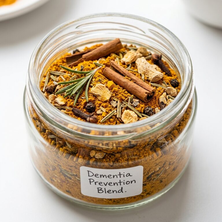 Dementia prevention spice blend recipe