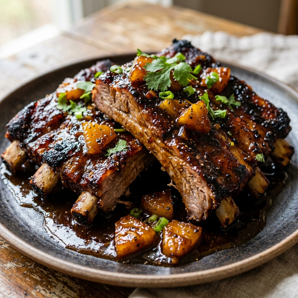 Sticky Pineapple Ribs Recipe: Sweet and Savory Grilled Perfection 2026 12 Sticky Pineapple Ribs Recipe