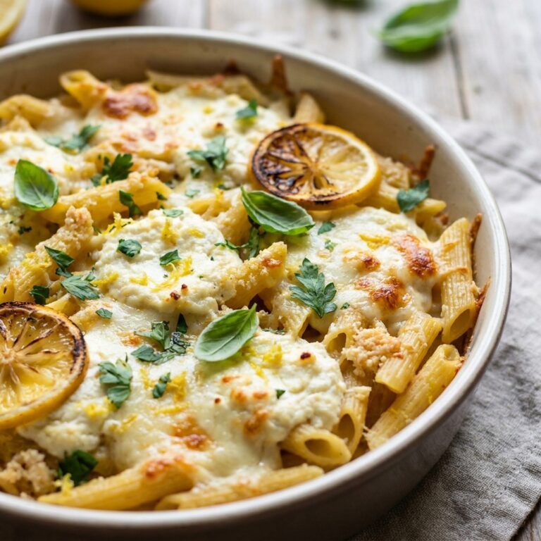 Lemon Ricotta Pasta Bake Recipe