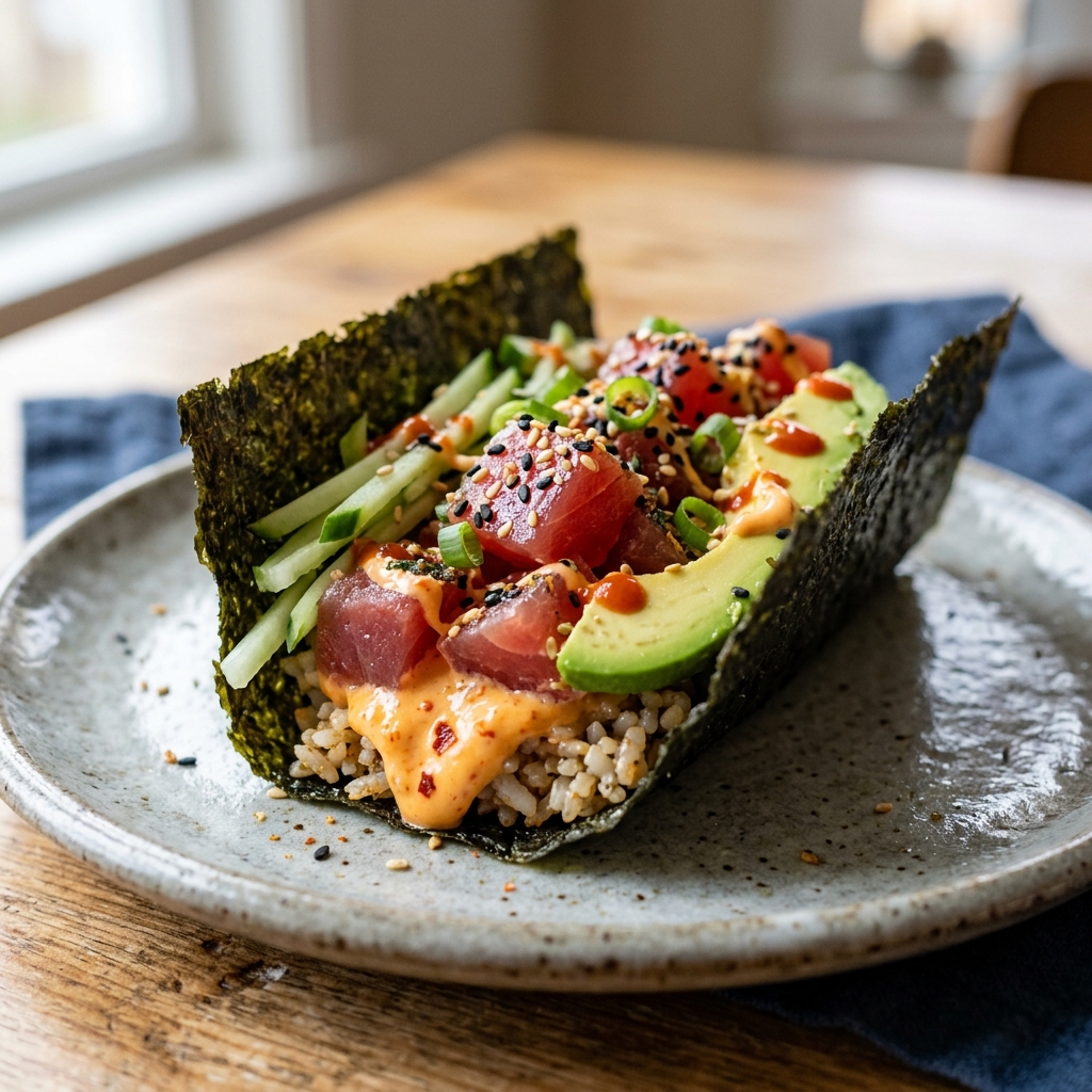 Viral Sushi Tacos Recipe