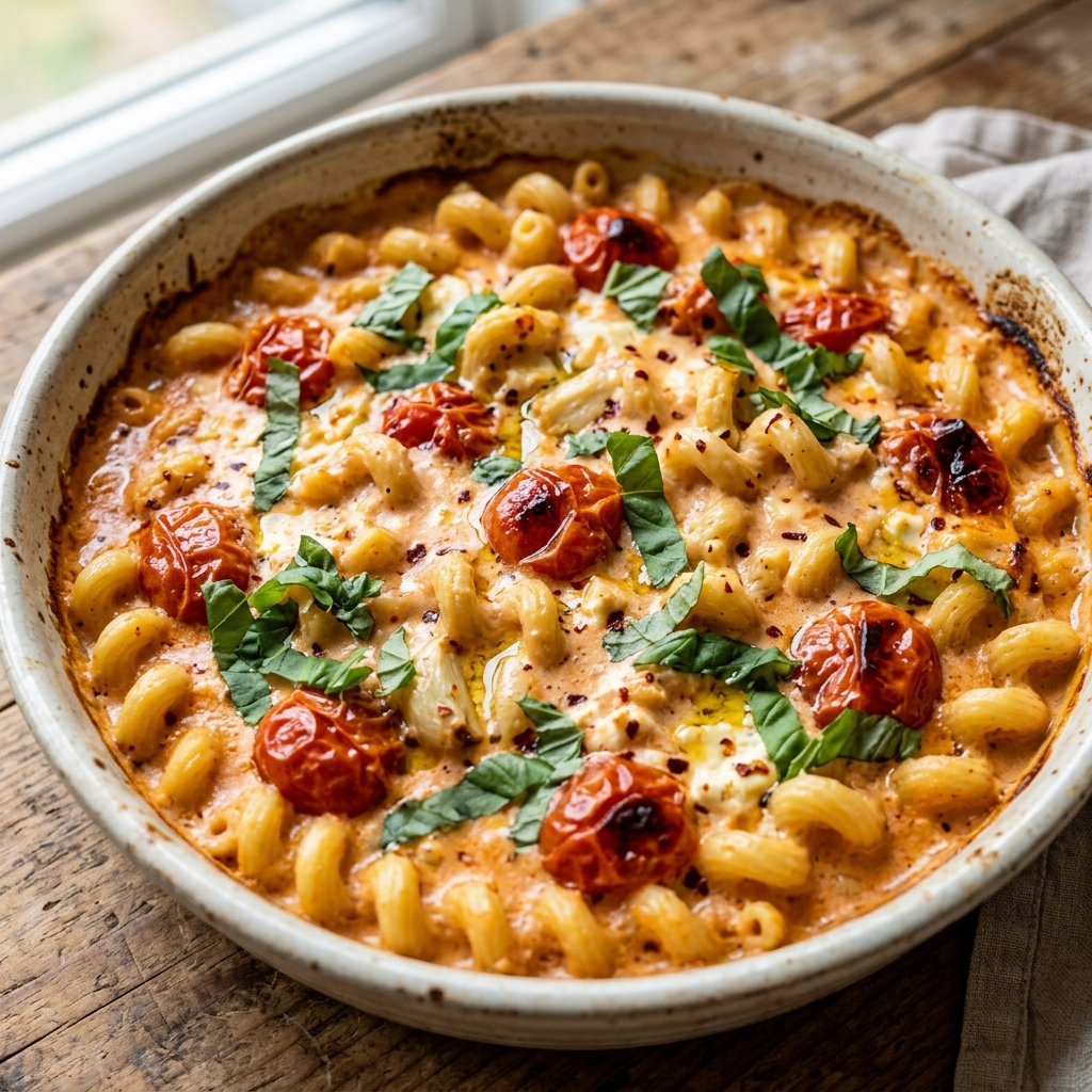 Viral Baked Feta Pasta Recipe