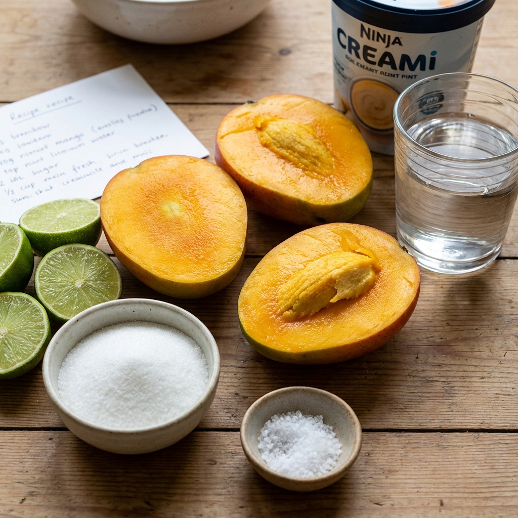 Ninja Creami Mango Sorbet Recipe: Homemade Frozen Tropical Treat 2026 13 Ninja Creami Mango Sorbet Recipe
