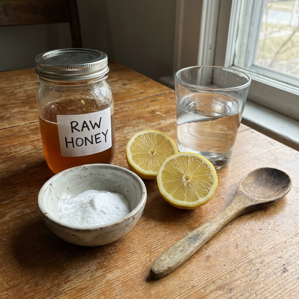 Honey and baking soda trick recipe