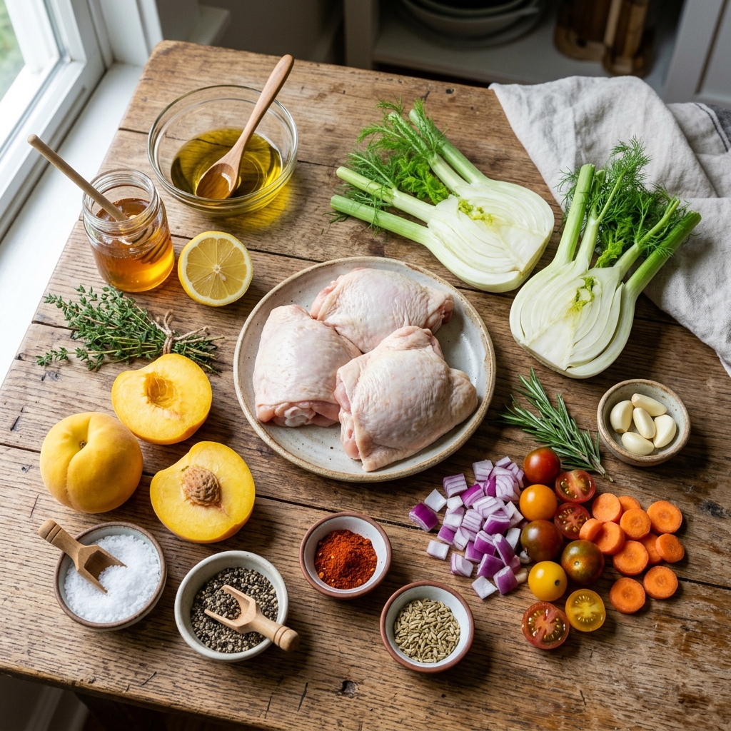 Roasted Chicken With Fennel and Peaches Recipe 2026 13 Roasted Chicken With Fennel and Peaches recipe