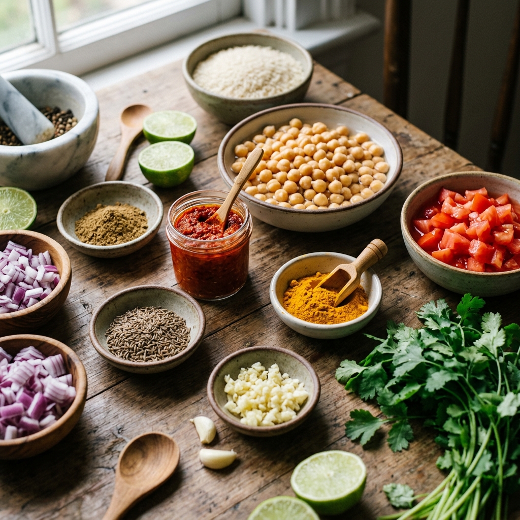 Harissa Chickpeas With Turmeric Rice Recipe: A Vibrant, Aromatic Middle Eastern Dish 2026 13 Harissa Chickpeas With Turmeric Rice recipe