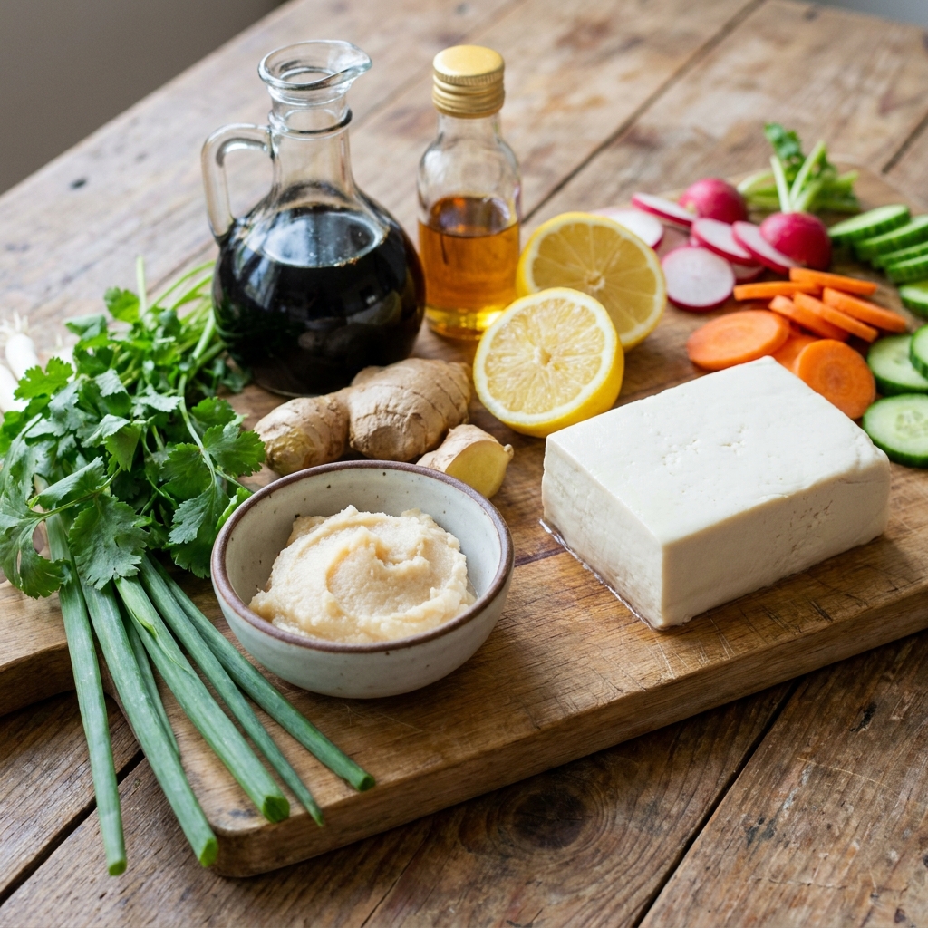 silken tofu miso dressing recipe