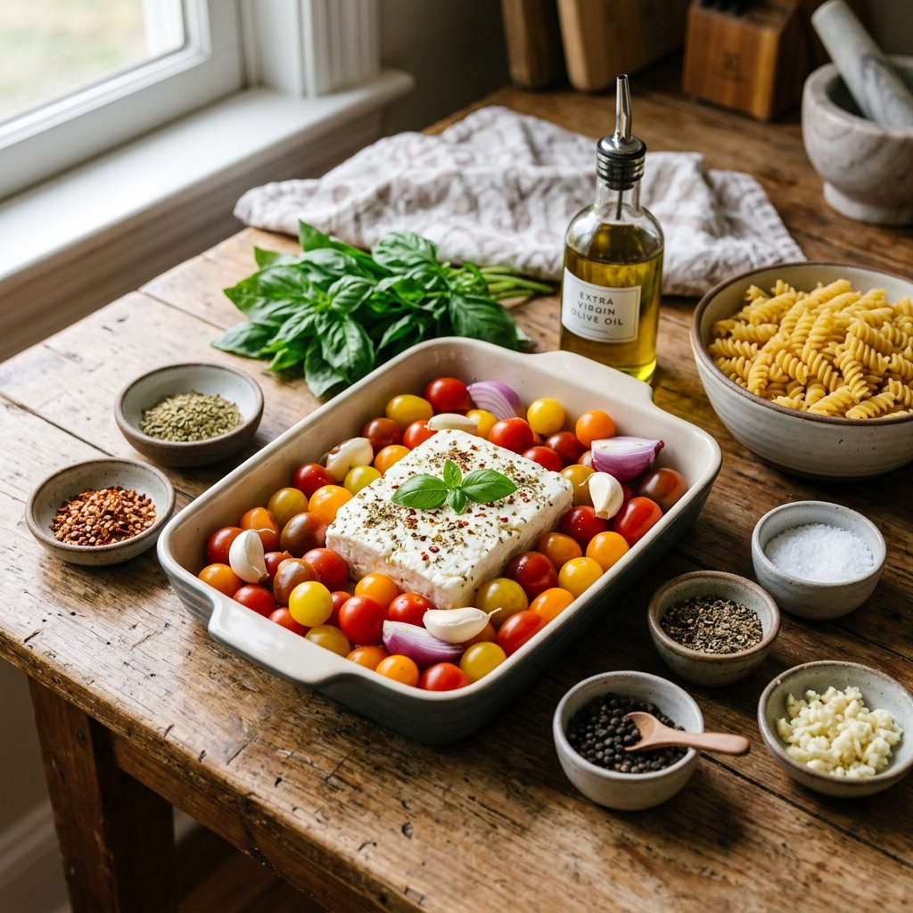 Viral Baked Feta Pasta Recipe: The Ultimate Creamy Dinner 2026 13 Viral Baked Feta Pasta Recipe