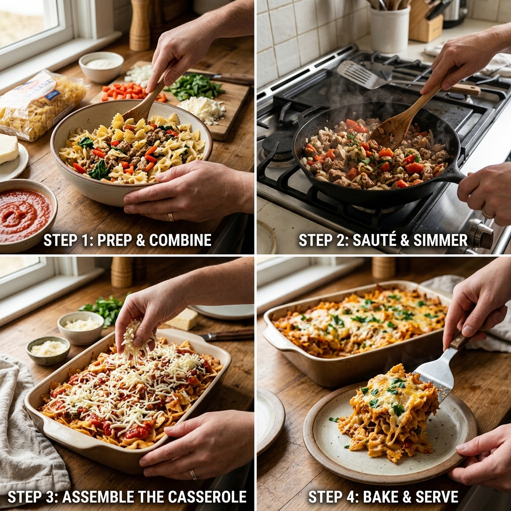 Viral Bow Tie Casserole Recipe: A Comforting Family Classic 2026 14 Viral Bow Tie Casserole Recipe