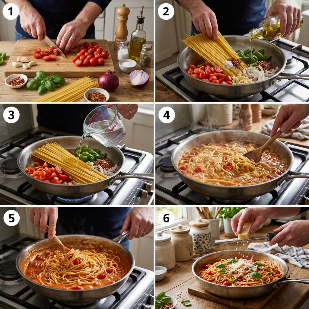 Viral One Pan Pasta Recipe: The Ultimate Quick Dinner 2026 14 Viral One Pan Pasta Recipe