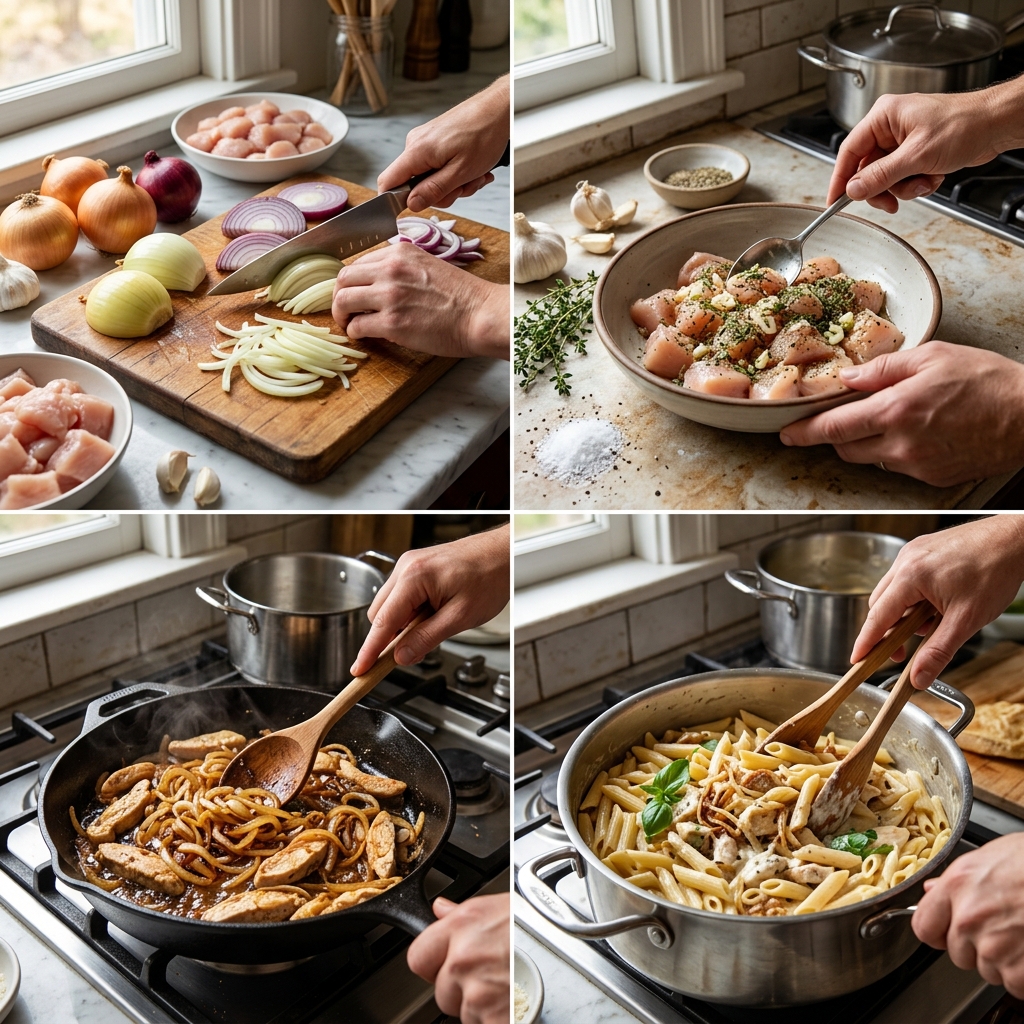Caramelized Onion Chicken Pasta Recipe 2026 14 Caramelized Onion Chicken Pasta Recipe