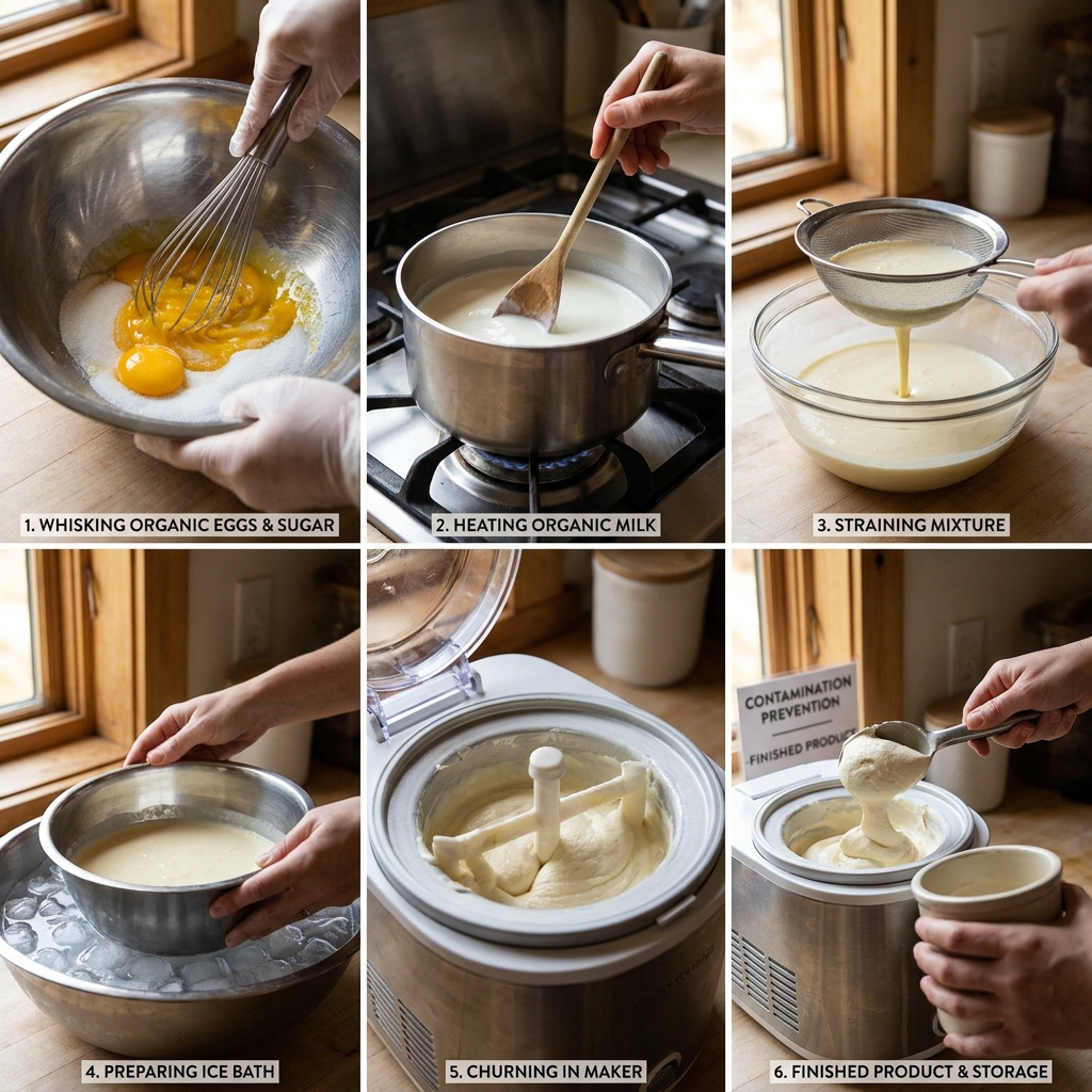 Organic ice cream metal contamination Recipe