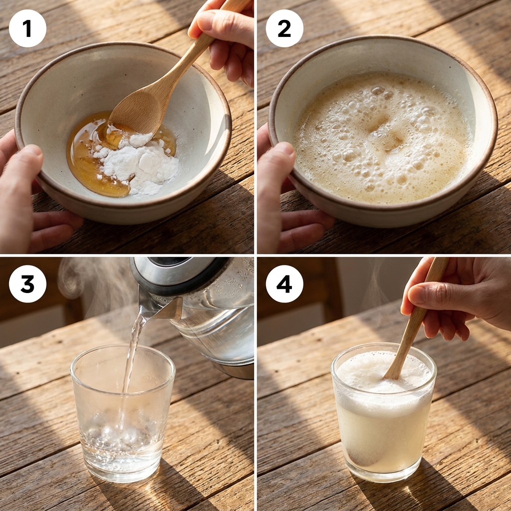 Honey and baking soda trick recipe