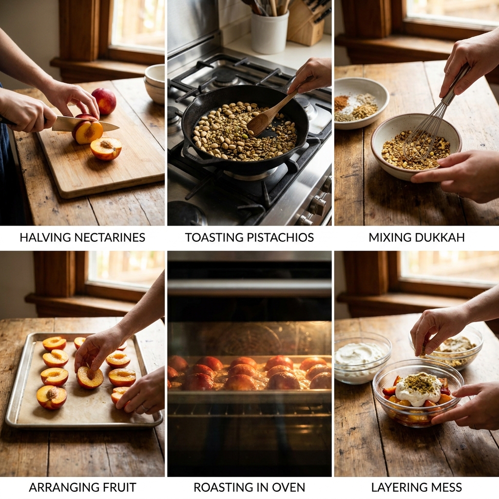 Roasted Nectarine Mess With Pistachio Dukkah Recipe 2026 14 Roasted Nectarine Mess With Pistachio Dukkah Recipe
