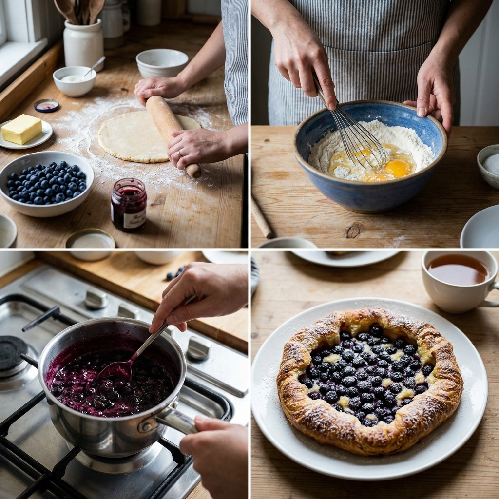 Blueberry Danish Tart Recipe