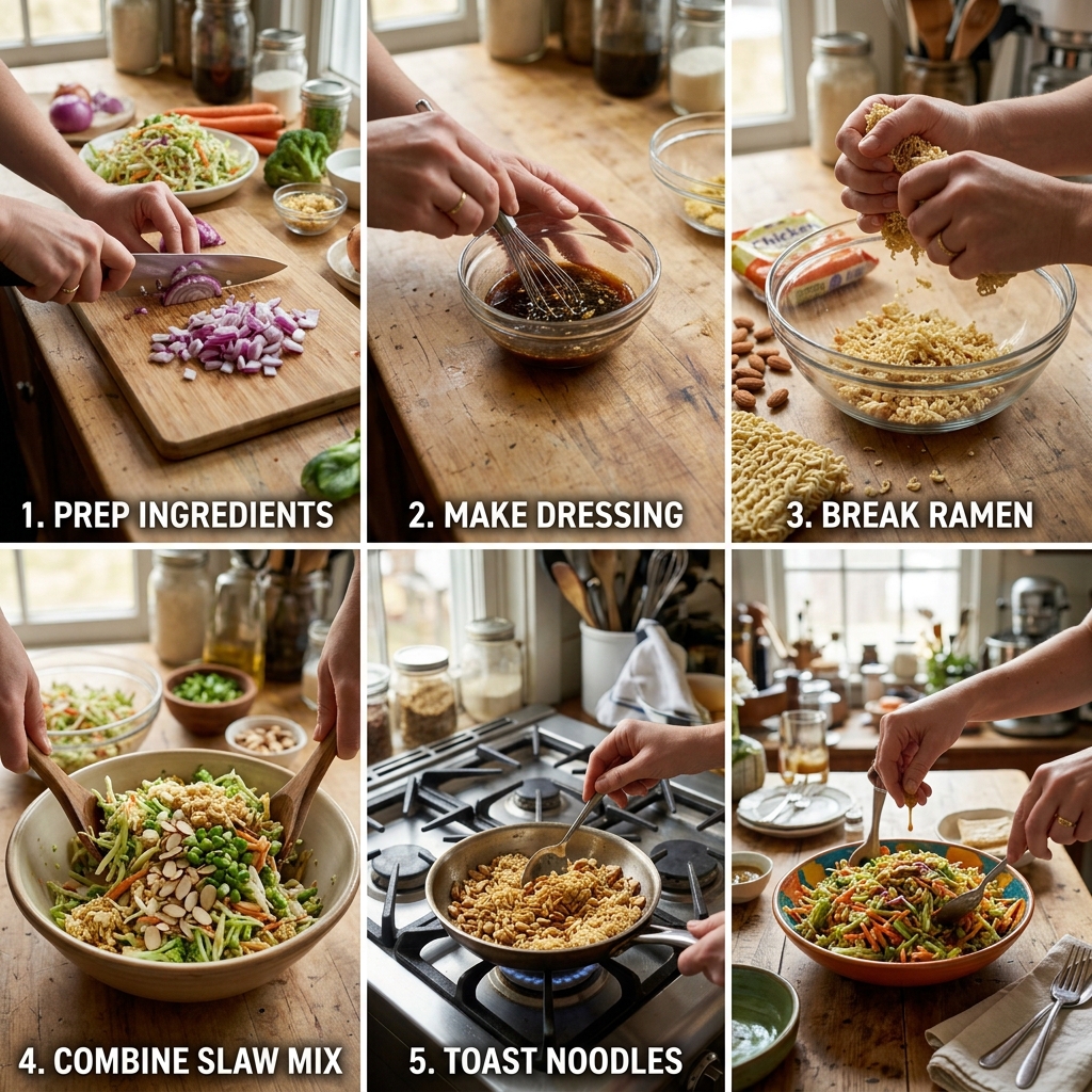 Crunchy Ramen Broccoli Slaw Recipe: A Quick Salad Guide 2026 14 Crunchy Ramen Broccoli Slaw recipe
