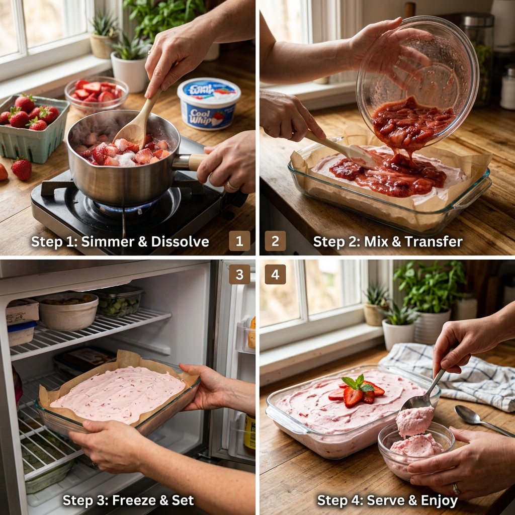 Frozen Strawberry Fluff Recipe: Easy Creamy Dessert 2026 14 frozen strawberry fluff recipe