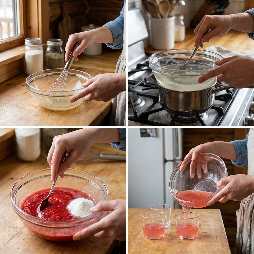 pink gelatin trick recipe for weight loss