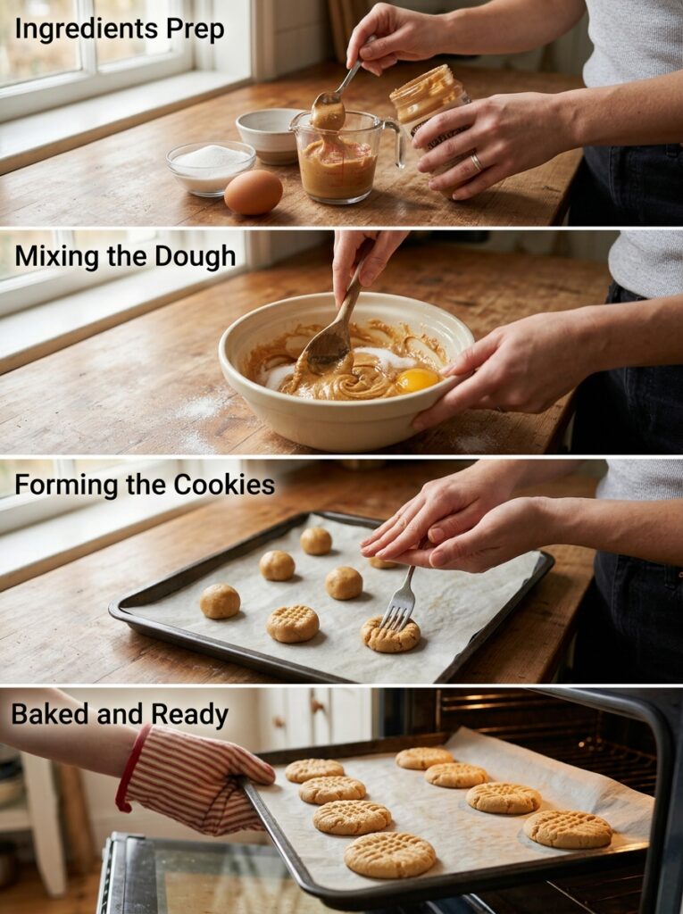 3 Ingredient Peanut Butter Cookies: Easy Homemade Recipe 3 3 ingredient peanut butter cookies 202606121349 1