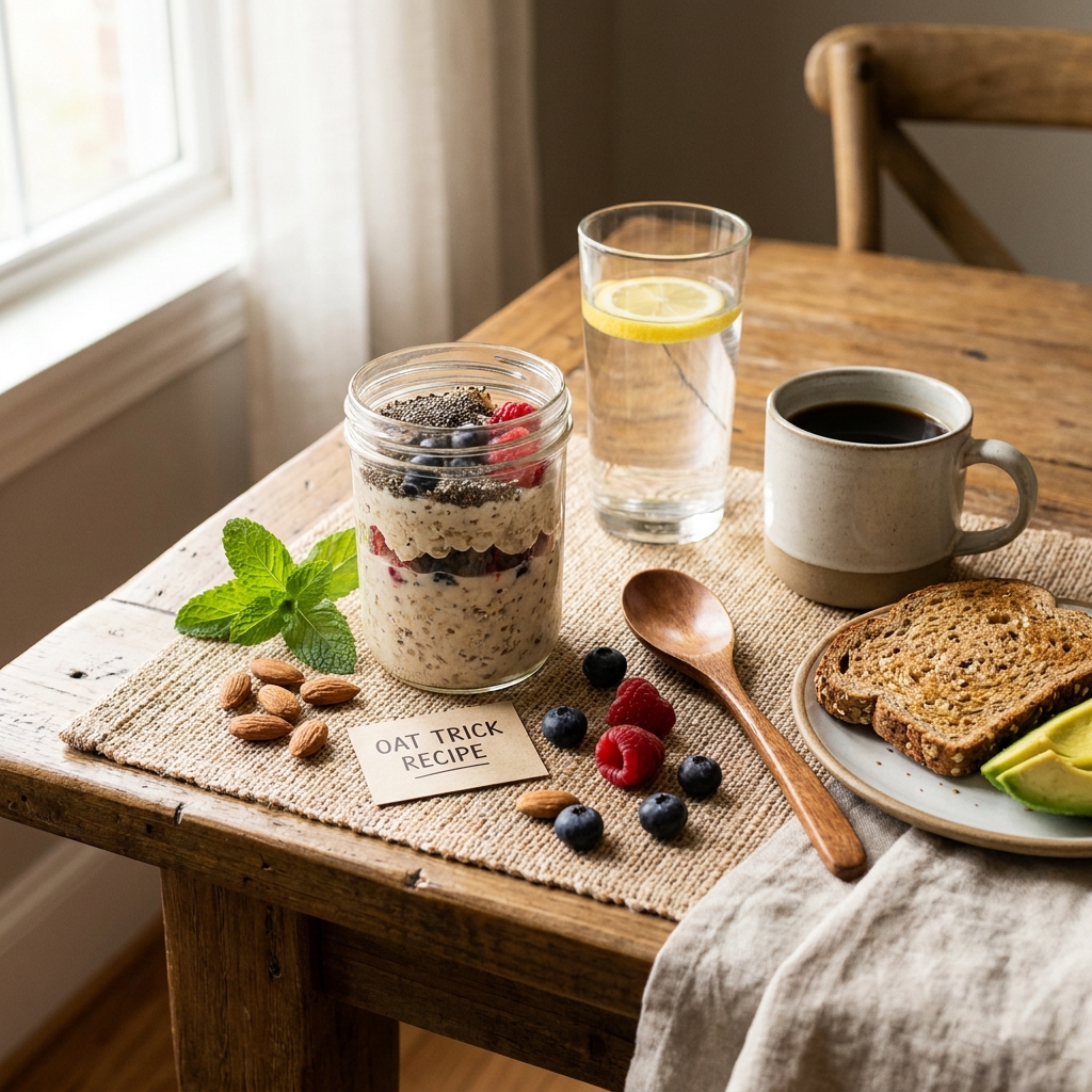 Oat Trick Recipe for Weight Loss: Complete Guide to Overnight Oats 2026 15 oat trick recipe for weight loss