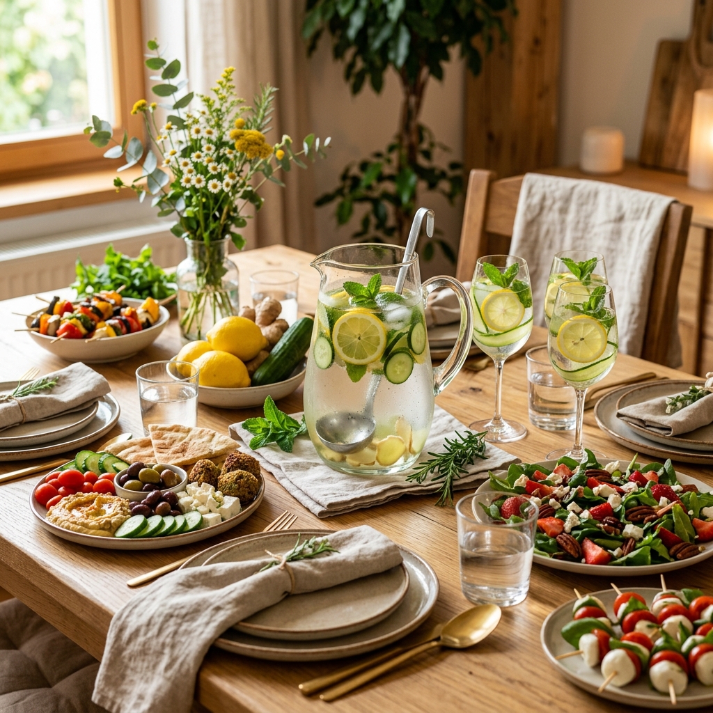 Lemon Ginger Cucumber Water Recipe