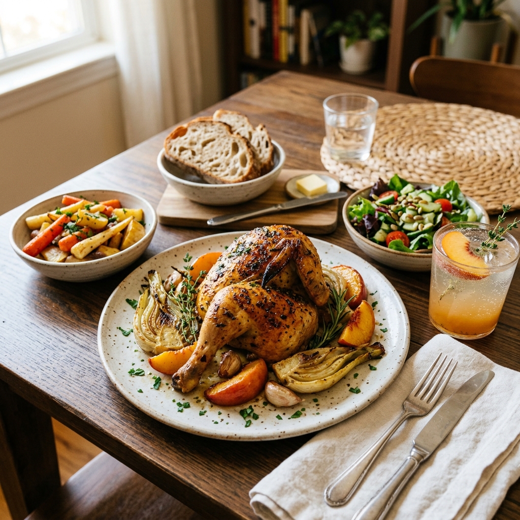 Roasted Chicken With Fennel and Peaches Recipe 2026 15 Roasted Chicken With Fennel and Peaches recipe
