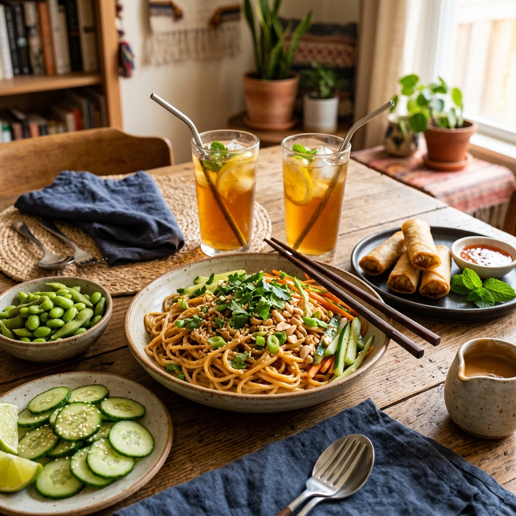 Cold Peanut Ginger Noodles Recipe