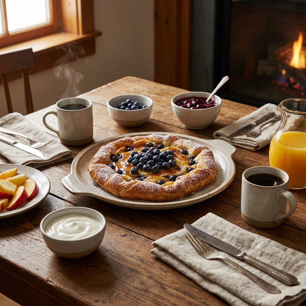 Blueberry Danish Tart Recipe