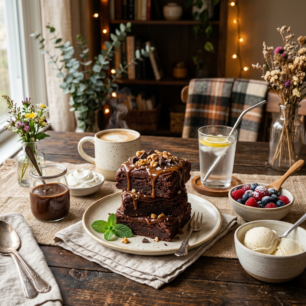 Triple Stack Brownies recipe
