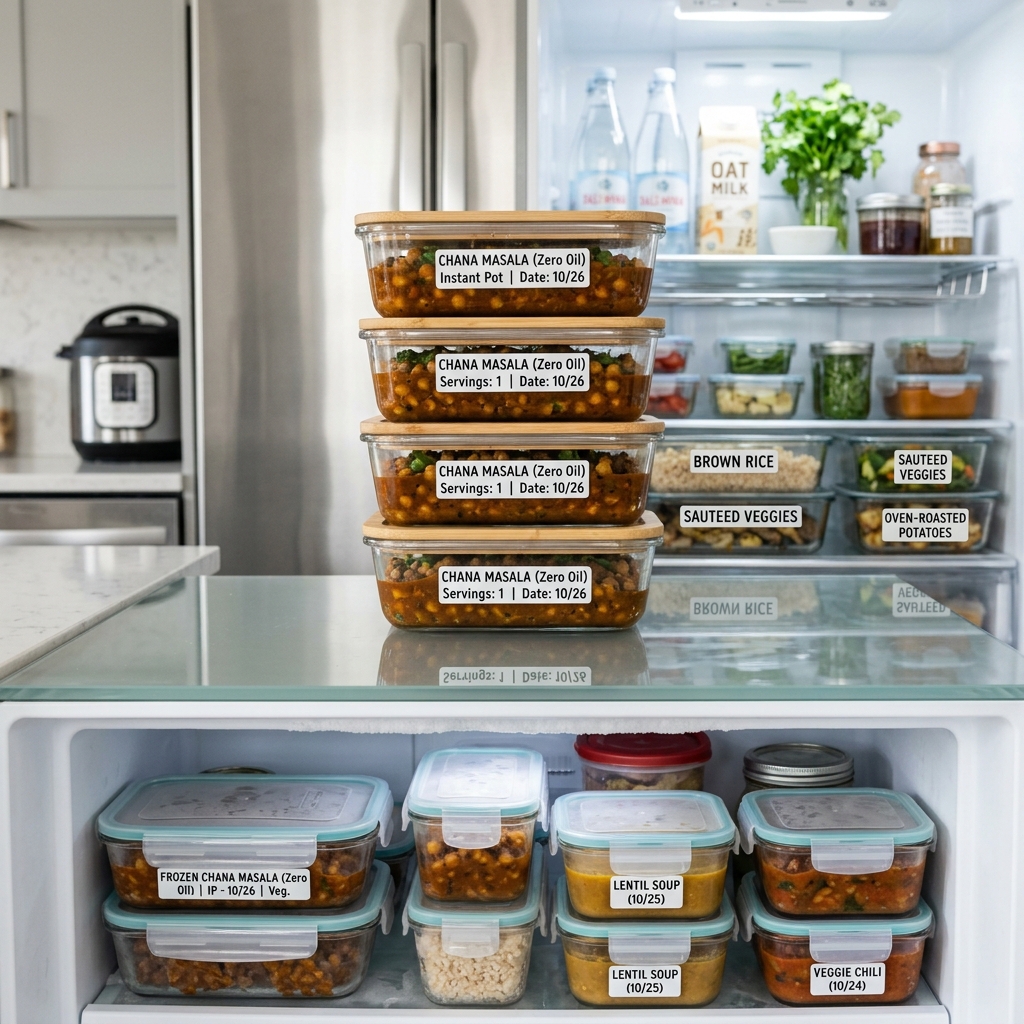 chana masala instant pot zero oil