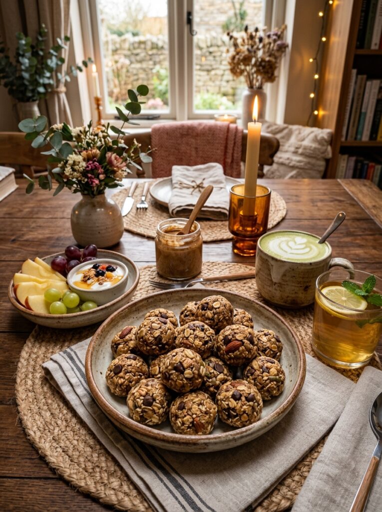 high protein almond butter bites: Easy No-Bake Energy Snack 15 Almond butter bites setup 202605062112