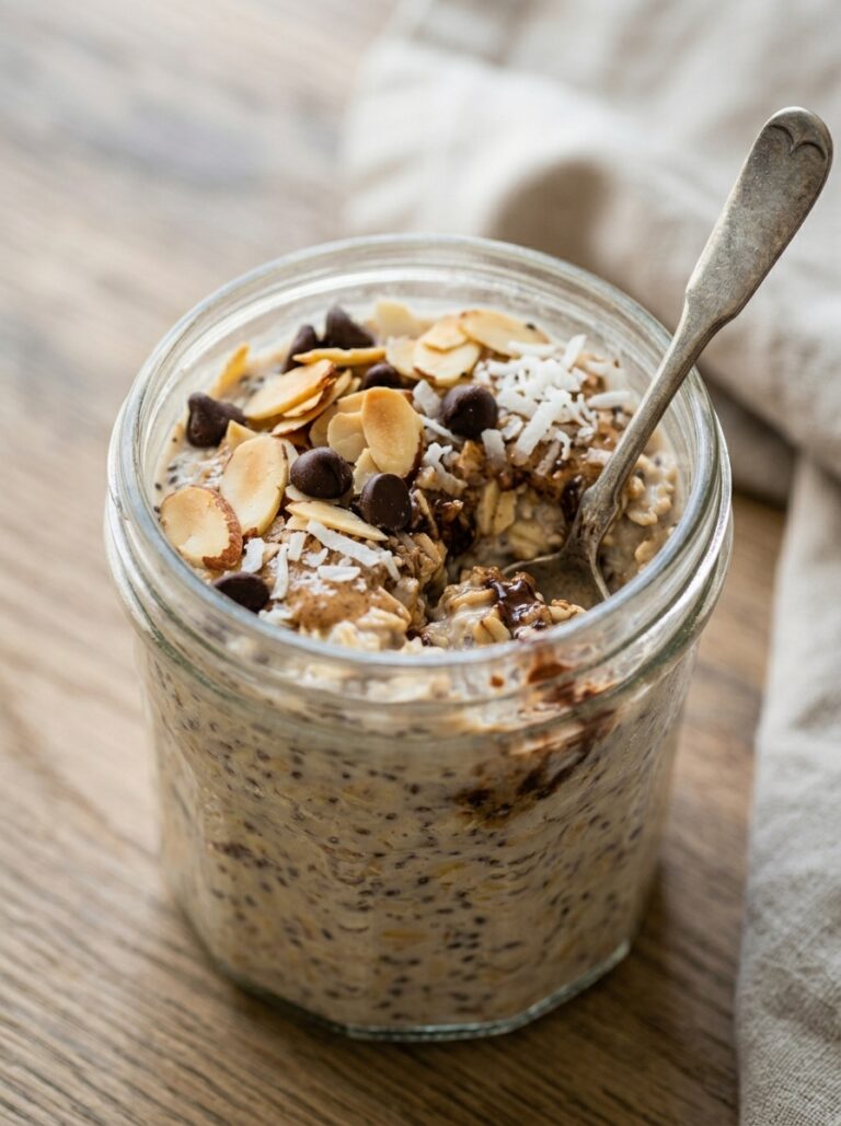 High Protein Almond Joy Overnight Oats: A Delicious and Healthy Breakfast 17 Almond joy overnight oats 202605291410