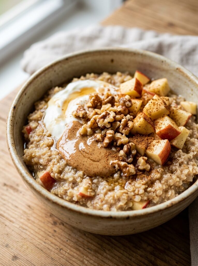 High Protein Apple Cinnamon Quinoa Bowl 12 Apple cinnamon quinoa bowl 202606021821