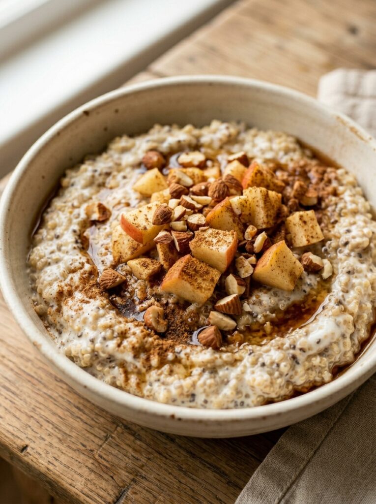 Apple pie overnight quinoa 202605251350