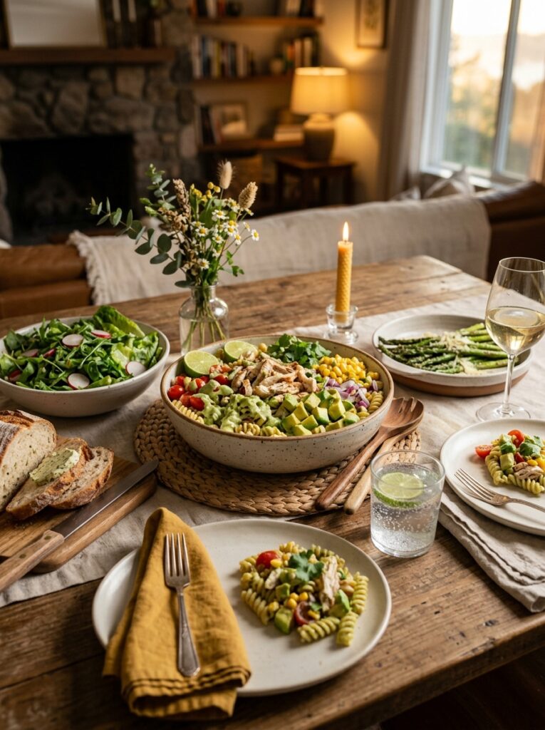 Creamy Avocado Lime Chicken Pasta Salad 15 Avocado lime chicken pasta salad 202606041613
