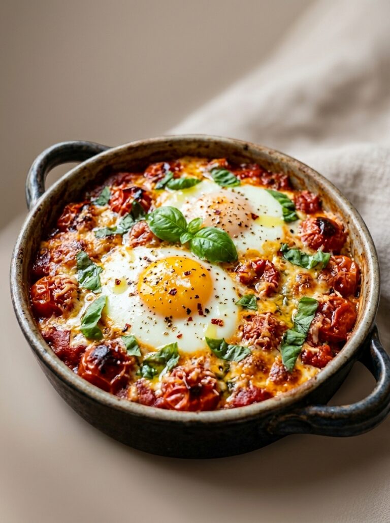 High Protein Tomato Basil Baked Eggs: A Nutritious and Flavorful Recipe 17 Baked eggs with tomatoes basil 202605081836