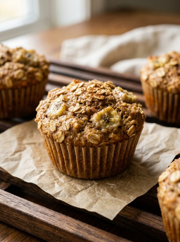 High Protein Banana Oatmeal Muffins 12 Banana oatmeal muffins recipe 202605121454
