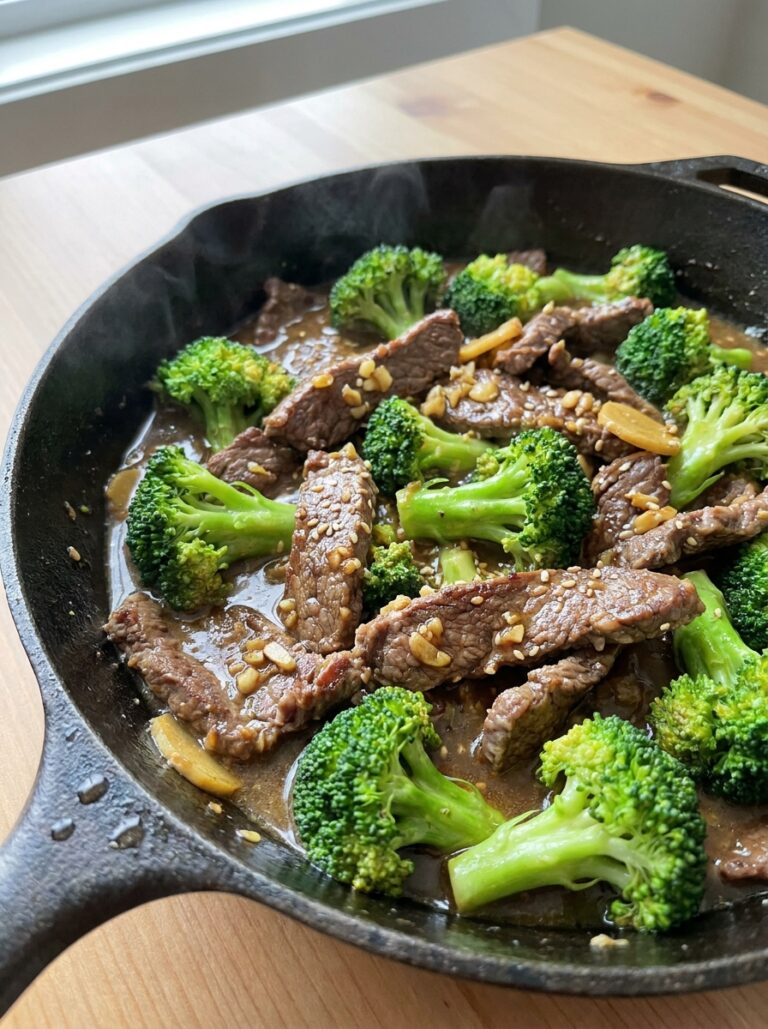 High Protein Beef Broccoli Skillet Recipe 17 Beef broccoli skillet recipe 202605131638