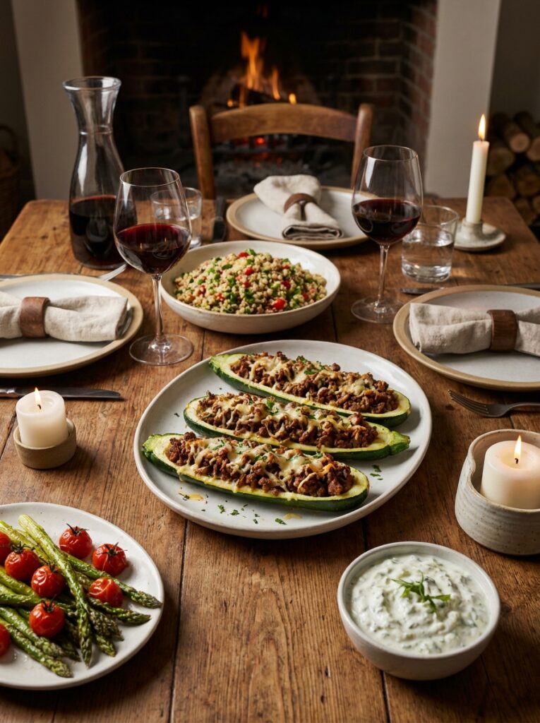High Protein Beef Stuffed Zucchini Boats: Savory Low-Carb Main Dish 15 Beef stuffed zucchini boats 202605132254 1